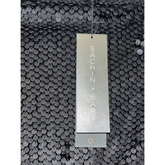 NWT Sachin + Babi Black Phillipa Jumpsuit size 0 Womens ($496) - Picture 5 of 14